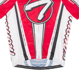 THOEMUS Full Zip Cycling Jersey Mens Jersey Red 3XL