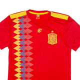 FEF Mens Football Shirt T-Shirt Red M