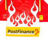 OCHSNER HOCKEY Postfinance Trophy Mens Jersey Red Long Sleeve USA V-Neck S