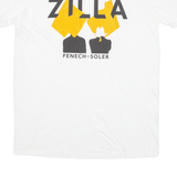 GILDAN Signed Zilla Fenech-soler Mens T-Shirt White L