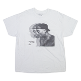 2PAC Mens Band T-Shirt White XL