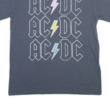 AC DC Womens Band T-Shirt Grey M