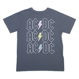 AC DC Womens Band T-Shirt Grey M