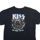 KISS Mens Band T-Shirt Black L