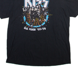 KISS Mens Band T-Shirt Black L