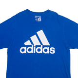 ADIDAS Mens T-Shirt Blue L