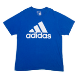 ADIDAS Mens T-Shirt Blue L