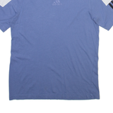 ADIDAS Mens T-Shirt Blue S