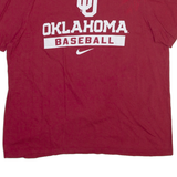 NIKE Oklahoma Mens T-Shirt Red USA XL