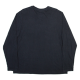 LEVI'S Mens T-Shirt Black Long Sleeve XL