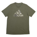 ADIDAS Mens T-Shirt Green M