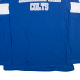 NFL Indianapolis Colts Mens T-Shirt Blue Long Sleeve USA L
