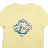 WRANGLER Mens T-Shirt Yellow S