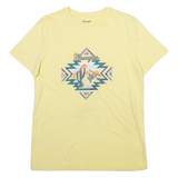 WRANGLER Mens T-Shirt Yellow S