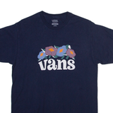 VANS Mens T-Shirt Blue M