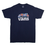 VANS Mens T-Shirt Blue M