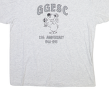 ONEITA Mens T-Shirt Grey L