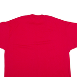 HANES Mens T-Shirt Red 2XL