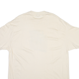 HANES Mens T-Shirt Cream XL
