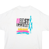 HANES Mens T-Shirt White L
