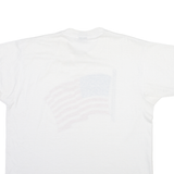 BEST Flag Mens T-Shirt White USA XL