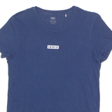 LEVI'S Mens T-Shirt Blue Crew Neck XS