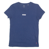 LEVI'S Mens T-Shirt Blue Crew Neck XS