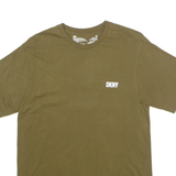 DKNY Mens T-Shirt Green Crew Neck M