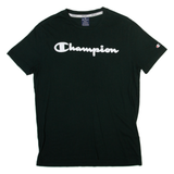 CHAMPION Mens T-Shirt Green S