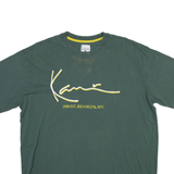 KARL KANI Mens T-Shirt Green L