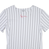 KARL KANI Striped Womens T-Shirt White M