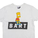 THE SIMPSONS Bart Mens T-Shirt White S