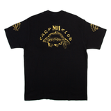 Fishing Club Mens T-Shirt Black L