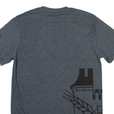 GILDAN Castle Mens T-Shirt Grey M