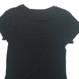 PUMA Womens T-Shirt Black UK 8