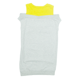 DKNY Womens T-Shirt Grey Sleeveless UK 10