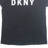 DKNY Womens T-Shirt Black S