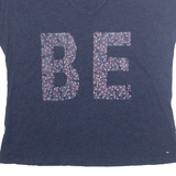 TOMMY HILFIGER Be Cool Womens T-Shirt Blue Sleeveless XS