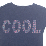 TOMMY HILFIGER Be Cool Womens T-Shirt Blue Sleeveless XS