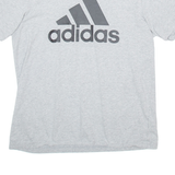 ADIDAS Mens T-Shirt Grey M