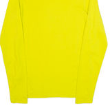 THE NORTH FACE Mens T-Shirt Yellow 3/4 Sleeve XS