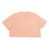 ADIDAS Cropped Prime Green Womens T-Shirt Pink UK 10