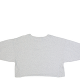 CHAMPION Cropped Womens T-Shirt Grey M