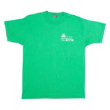 FRUIT OF THE LOOM The Soli Deo Gloria Choir Mens T-Shirt Green 90s USA L