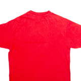 FLEETWOOD More WInd! Mens T-Shirt Red 90s Crew Neck M