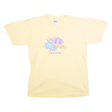 ANVIL Cancun Mens T-Shirt Yellow 90s Crew Neck L