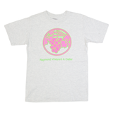 ONEITA Raymond Vineyard & Cellar Mens T-Shirt Grey 90s USA Crew Neck M