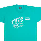 SCREEN STARS BEST Summer Teen Volunteer Mens T-Shirt Green 90s USA L