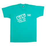 SCREEN STARS BEST Summer Teen Volunteer Mens T-Shirt Green 90s USA L