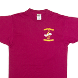 FRUIT OF THE LOOM Trinity Lutheran Marching Band Mens T-Shirt Maroon 90s USA M